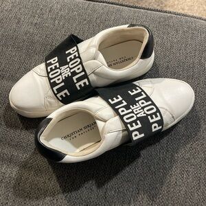 Christian Siriano Black and White Statement Sneakers